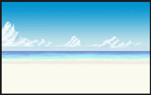 Bali Beach coastline with turquoise waters and palm trees